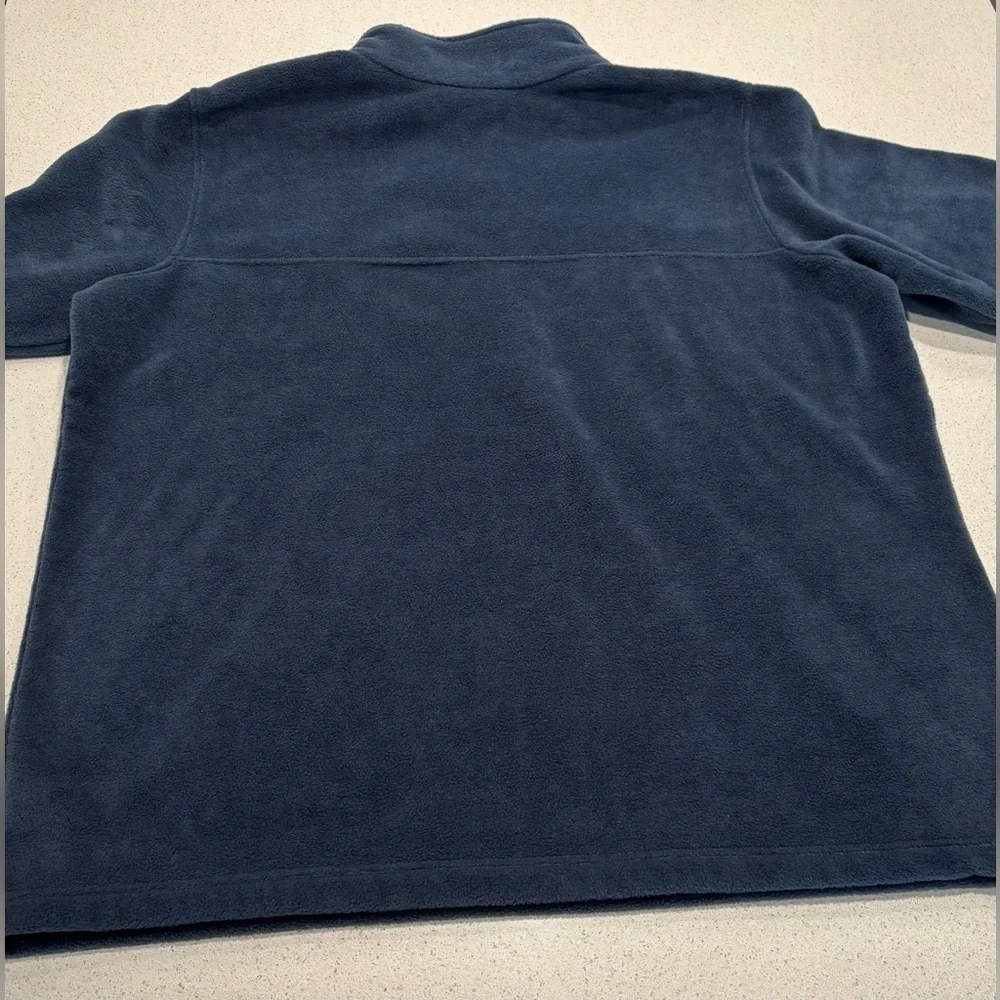 Columbia Navy Half-Zip Fleece, Men’s, Size XXL